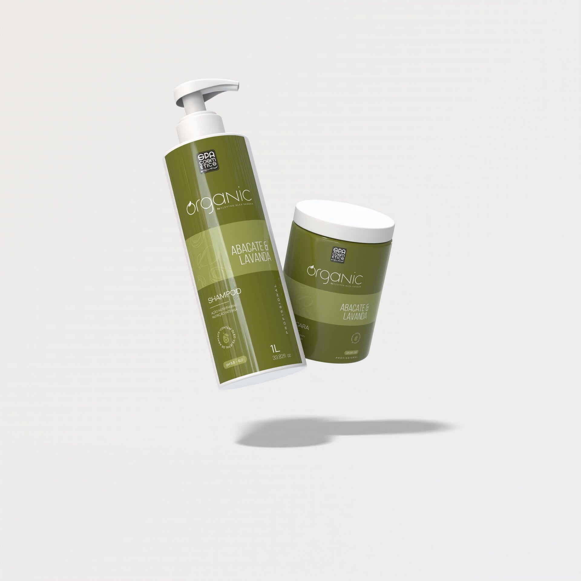 Kit Profissional Abacate Com Lavanda Organic - Shampoo & Máscara
