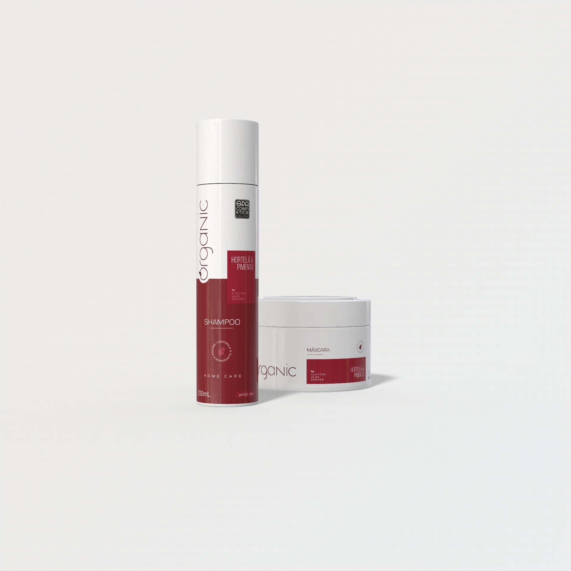 Kit Home Care Hortelã & Pimenta Organic - Shampoo & Máscara