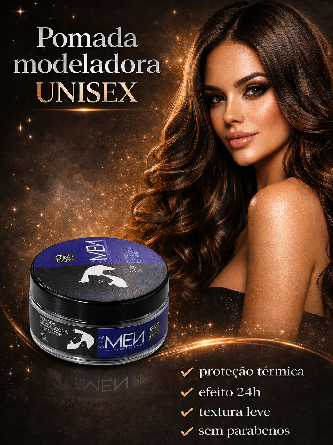 Pomada Modeladora Dry Match - 50g